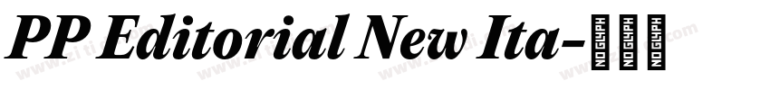 PP Editorial New Ita字体转换